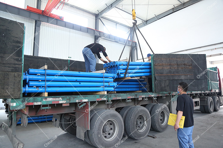 China Coal Group Sent A Batch Mine Single Hydraulic Prop To Gansu And Shanxi