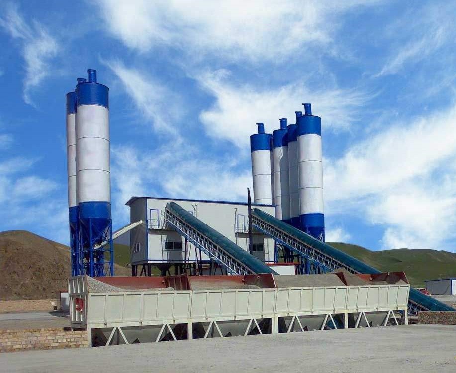 The Structure Of Concrete Mixing Plant